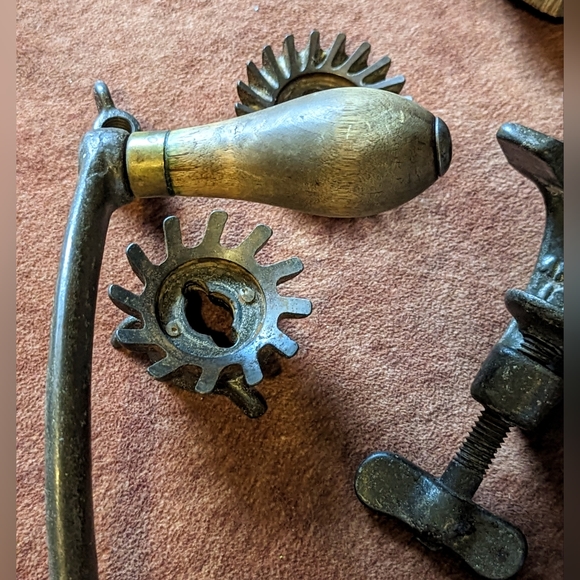 Antique 1899 L F & C New Britain CT Cast Iron Food Chopper Universal 1 - Picture 11 of 13